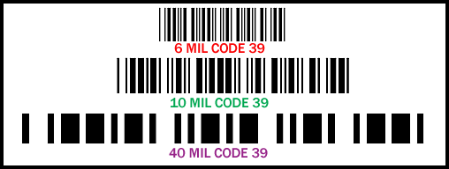 Bar Code Density